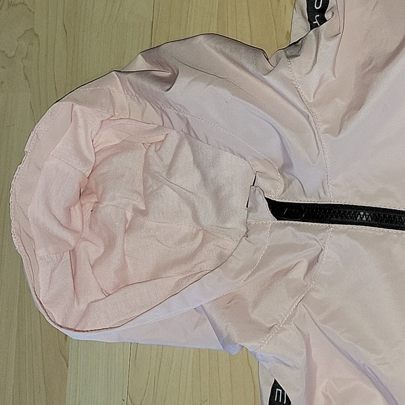 SPYDER PINK OUTDOOR WINDBREAKER  ZIP UP HOODED LINED JACKET SMALL - Picture 4 of 10